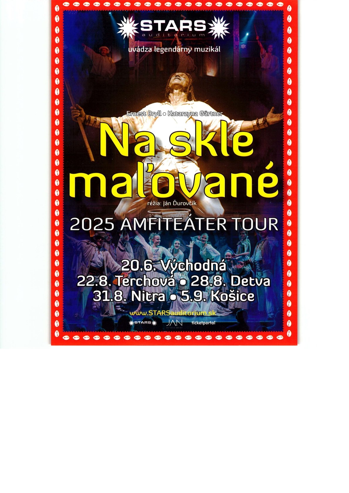 NA SKLE MAĽOVANÉ