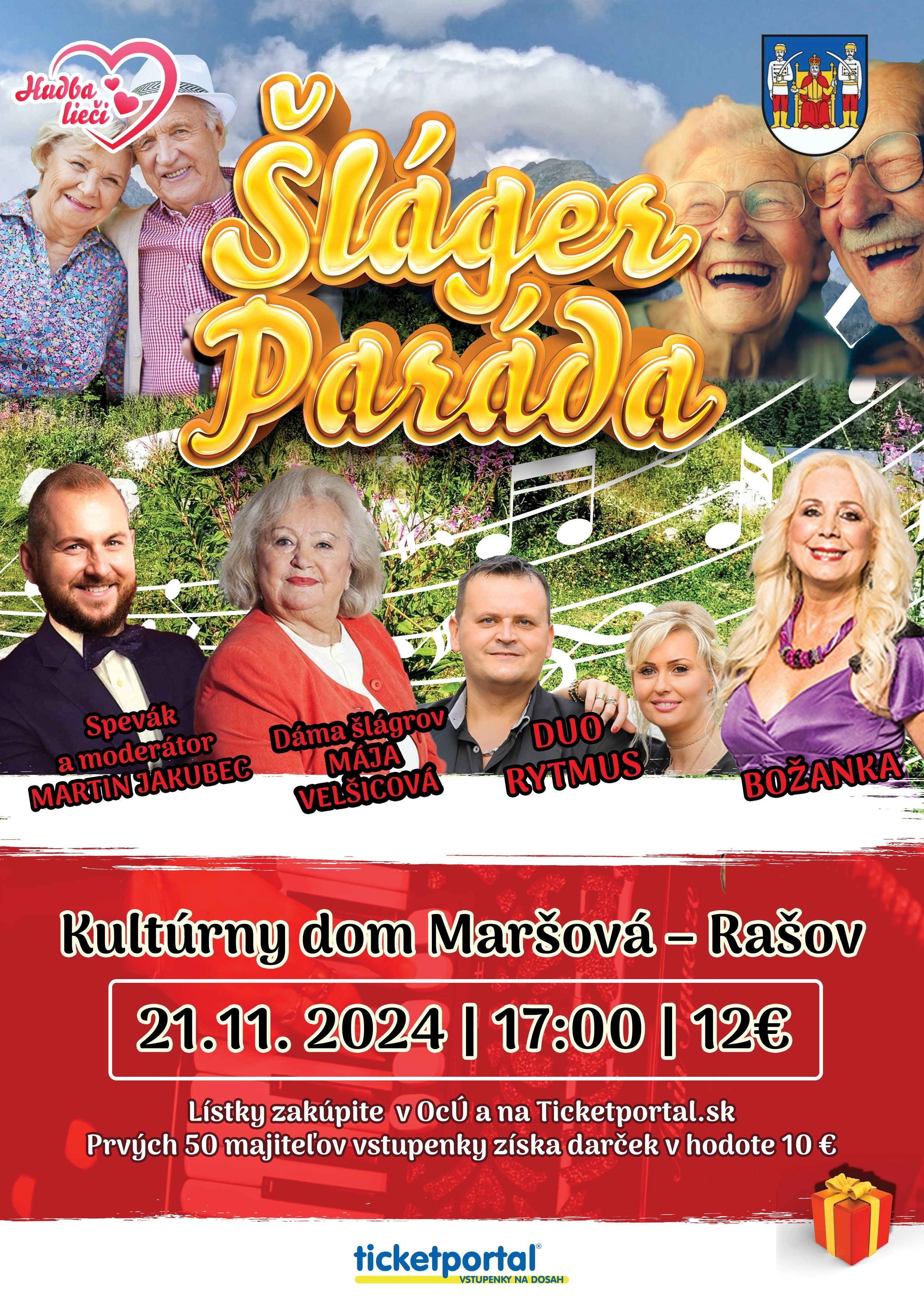 Kultúrny dom Maršová-Rašov - Šláger Paráda
