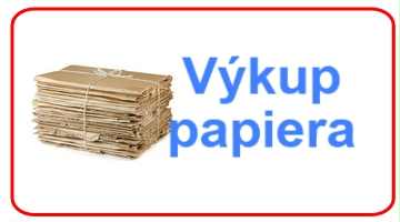 Zber - výkup papiera (výmenou za hygienické výrobky)