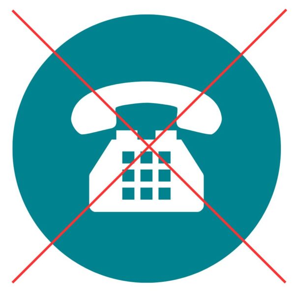 Oznam - zrušenie pevnej telefónnej linky