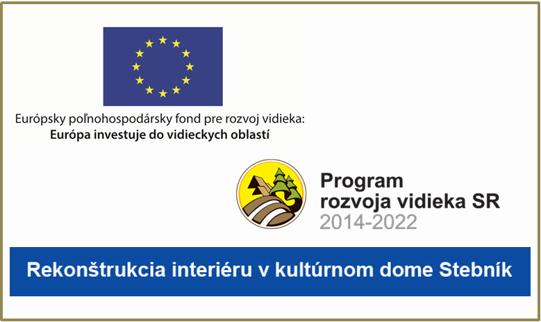 Rekonštrukcia interiéru v kultúrnom dome Rekonštrukcia interiéru v kultúrnom dome
