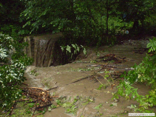 Povodeň v obci 1.1.2008
